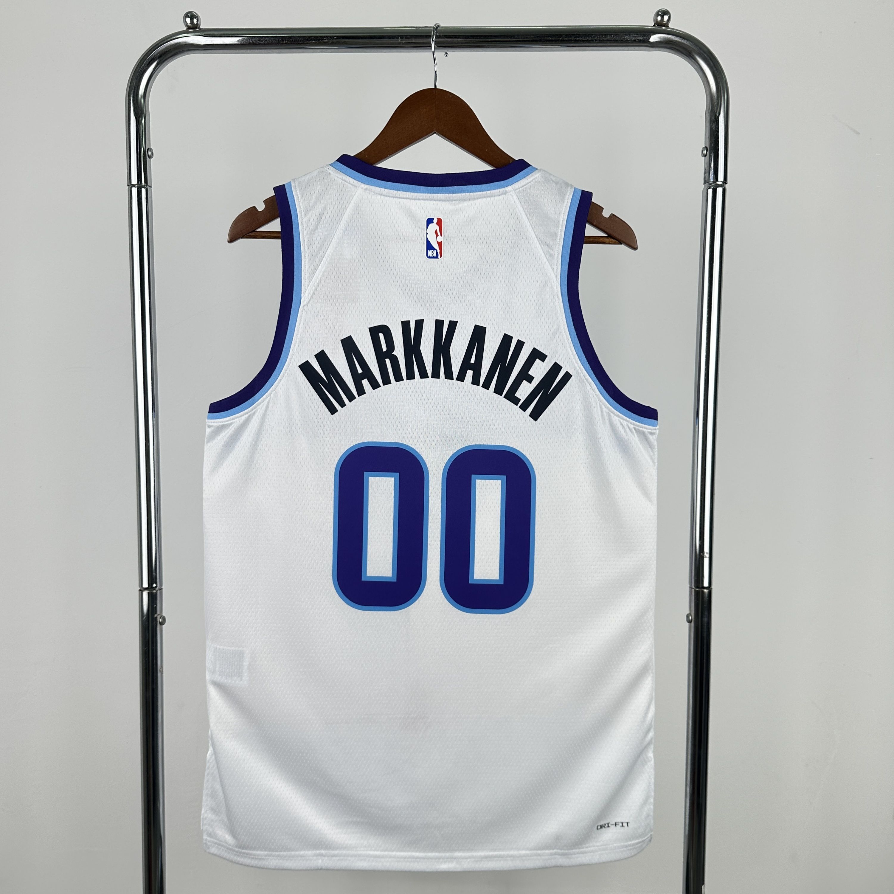 Men Utah Jazz #00 Markkanen White Nike Seasons 2026 NBA Jersey
